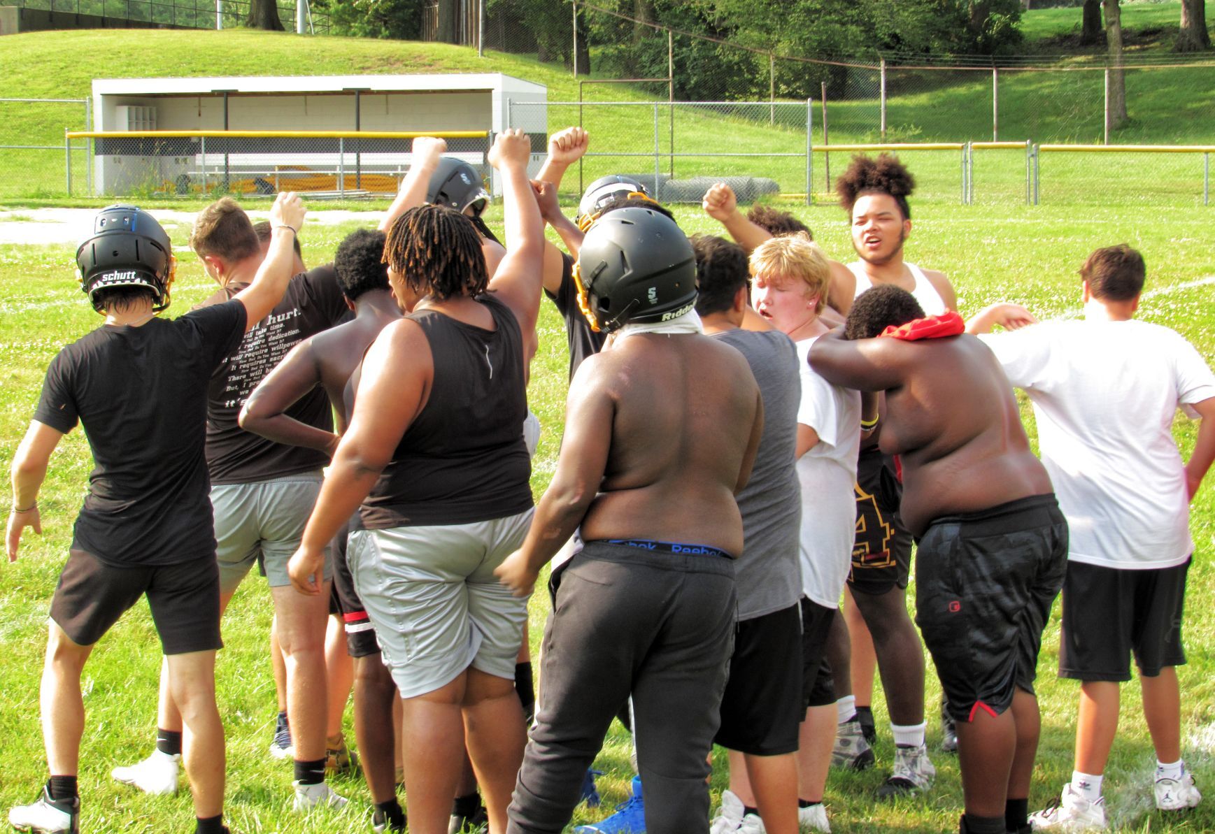 First Eisenhower fall football practice 10